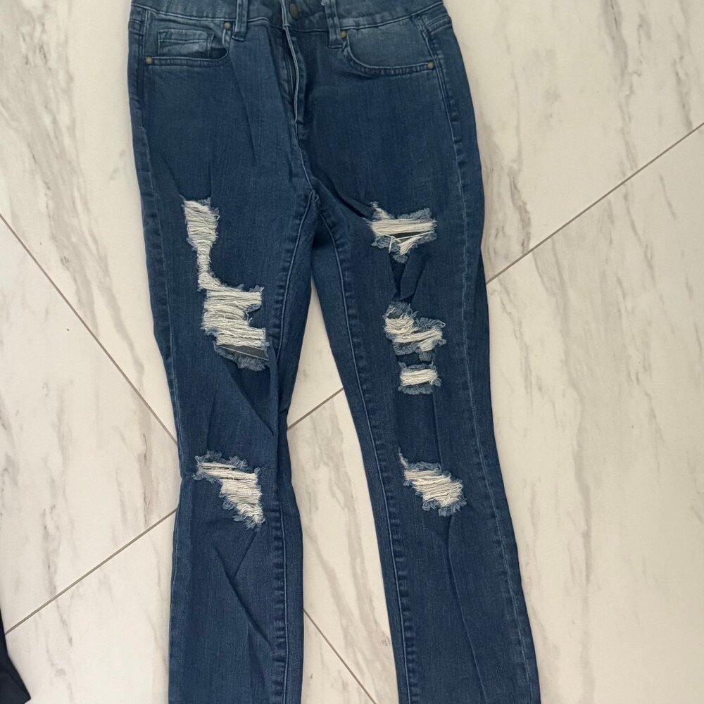 Rachel Roy high rise jeans